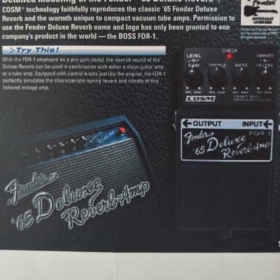 Boss FDR-1 Fender '65 Deluxe Reverb-Amp 2007 - Present - Black image 4