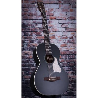 Art & Lutherie Roadhouse Parlor Acoustic Guitar | Faded Black image 5