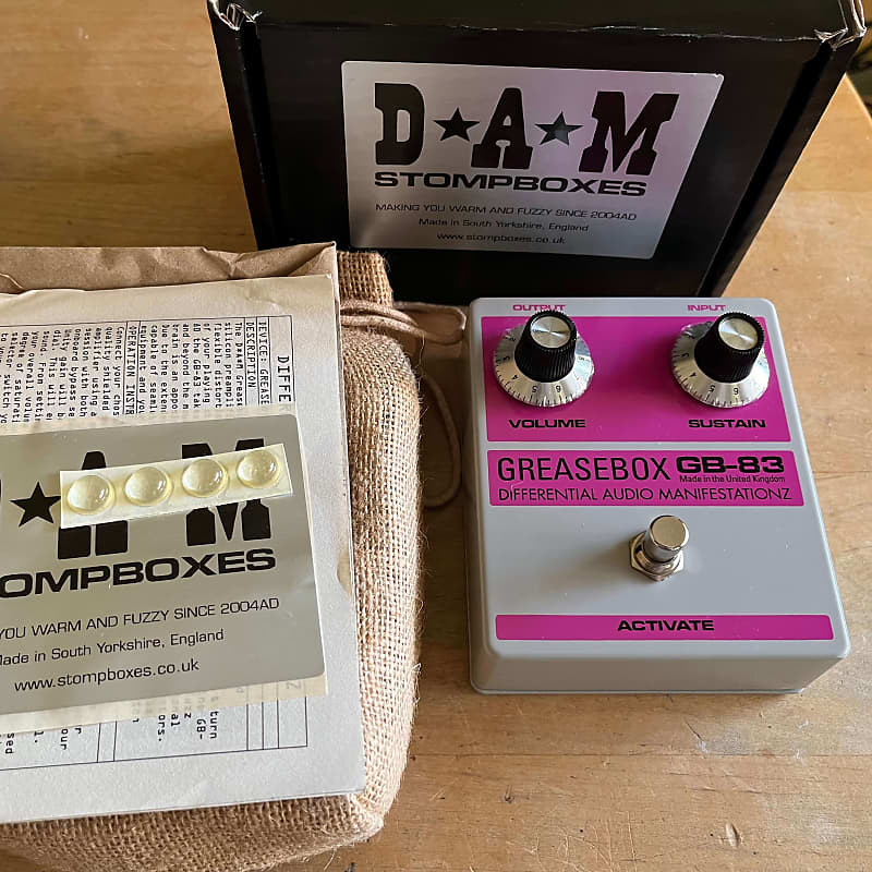 D*A*M Grease Box GB-83 Differential Audio Manifestationz Fuzz *free shipping