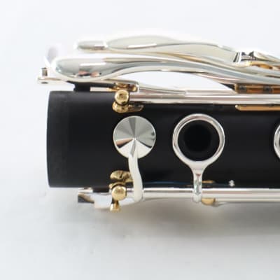 Backun Lumiere Custom Clarinet in A Grenadilla Gold Posts Silver Keys BRAND NEW image 18