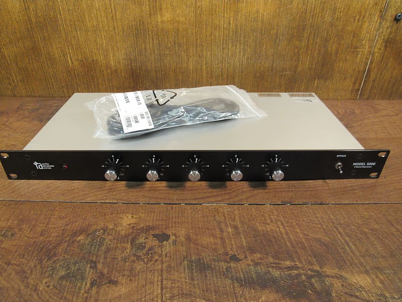 Alpha Recording Systems Model 5000 5 Band Equalizer