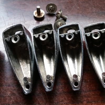 Pearl STAR HOSHINO Stewart Raven Drum Lugs SET OF 6 Rare VINTAGE Bonus SNARE & BASS LUGS image 4