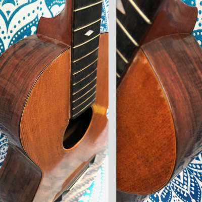 Antique Vintage 1896 Andrew Groehsl Chicago, IL Parlor Guitar Project Brazilian Rosewood image 2
