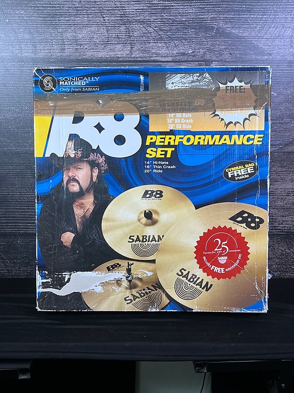 Sabian B8 Performance Set 14" Cymbal Packs (Charlotte, NC) | Reverb