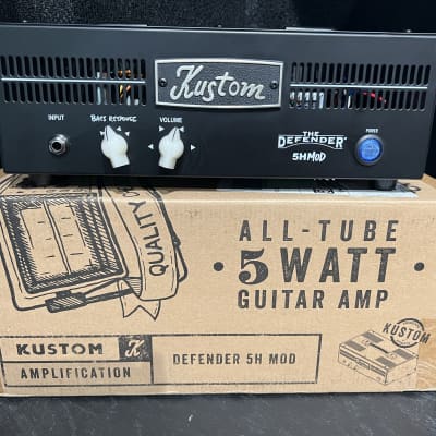 Kustom Defender 5H 5W Tube Guitar Head & 1x12 Cabinet Piggyback Stack