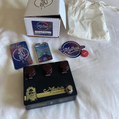 Reverb.com listing, price, conditions, and images for mythos-pedals-wildwood-edition-mjolnir-overdrive