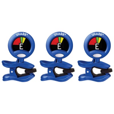 3 Pack Snark SN-1X Guitar Clip-On Chromatic Tuner/Metronome for sale
