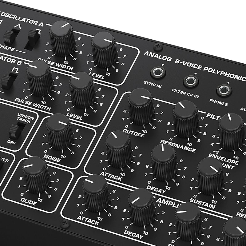 Behringer PRO800 Analogue 8 Voice Polyphonic Synth | Reverb