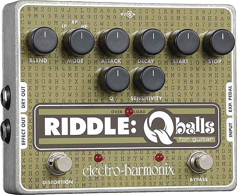 EHX Electro-Harmonix Riddle Qballs Envelope Filter Guitar Effects Pedal image 1