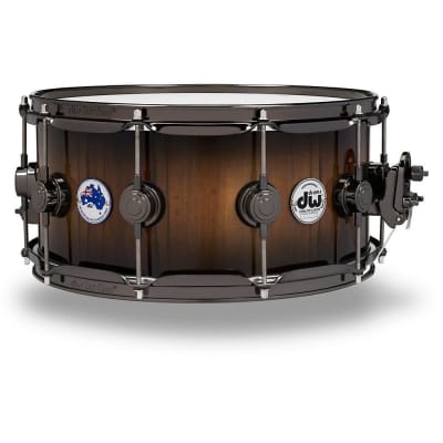 DW DREX6514SSNTZB Collector's Series Tasmanian 6.5x14" Snare Drum