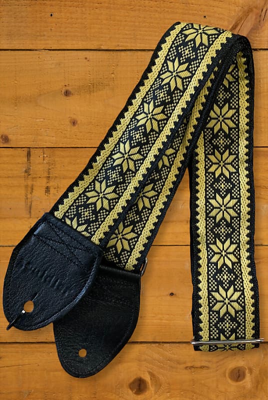 Souldier Classic Guitar Straps | Poinsettia - Mustard