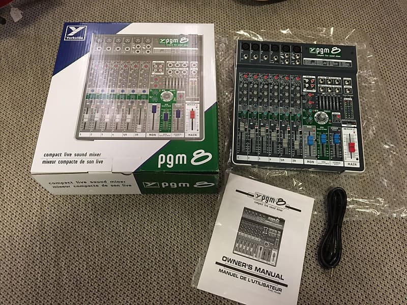 NEW Yorkville PGM8 Compact Channel Passive Mixer Pro Quality, Made In  Canada Reverb Canada