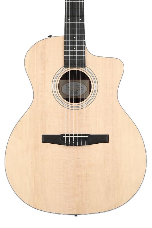 Taylor 214ce-N Nylon Acoustic-electric Guitar - Natural image 1