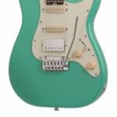 Schecter Guitar Research Nick Johnston Traditional HSS Electric Guitar Atomic Green 1540 image 10