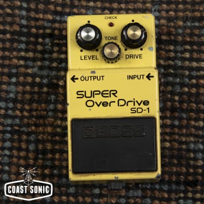 最終値引き！BOSS SUPER OverDrive SD-1 ブラックラベル BOSS 40th Anniversary SD-1-4A Super OverDrive Effects Pedal