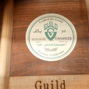 2003 Guild D 55-50th Anniversary-Natural-Brazilian Rosewood-OHSC image 13