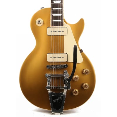 Gibson Les Paul Standard '50s P-90 2014 - Gold Top - Bigsby image 1