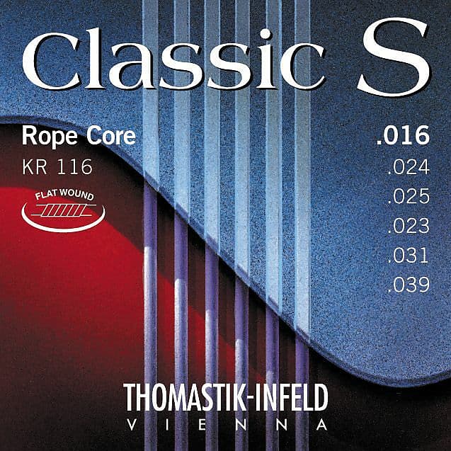 Thomastik Infeld KR116 Classic S Rope Core Guitar Strings image 1