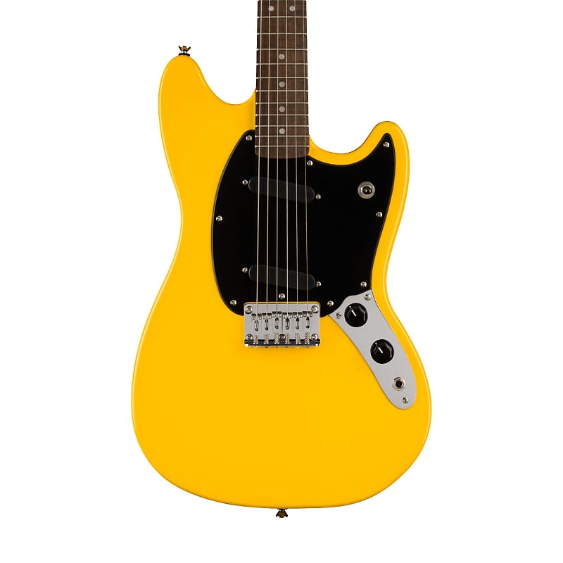 Squier FSR Sonic Mustang Electric Guitar w/Black Pickguard Squier FSR Sonic Mustang Electric Guitar w/Black Pickguard