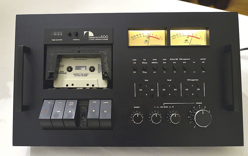 Nakamichi 600 Cassette Deck 1976 black Very Clean Price Drop Reverb
