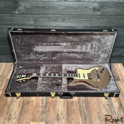 DAngelico Deluxe Bedford SH Desert Gold Semi Hollow Body Electric Guitar image 17
