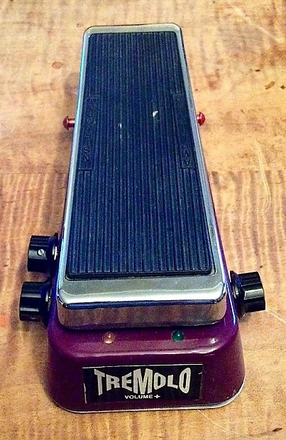 Dunlop Tremolo/Volume+ TVP-1 Expression Pedal, 1980's Purple, Made In USA!  RARE Pedal. | Reverb