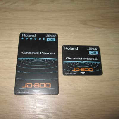 Roland SL-JD80-06 Grand Piano ROM Card-Set for JD-800 JD-990