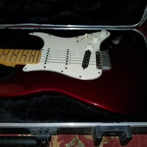 Fender Made In America USA Stratocaster Guitar Fender Stratocaster Clapton Beck Era 1991 Candy Apple Red image 2