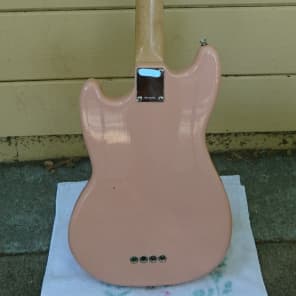 Squier Musicmaster Bass 1997 Shell Pink | Reverb