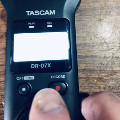 TASCAM DR-07X Portable Audio Recorder New IOB 2019 - Present - Black image 10