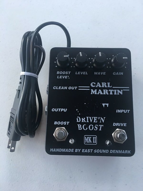 Carl Martin Hot Drive ‘N Boost MKII Overdrive Distortion Guitar Effect Pedal