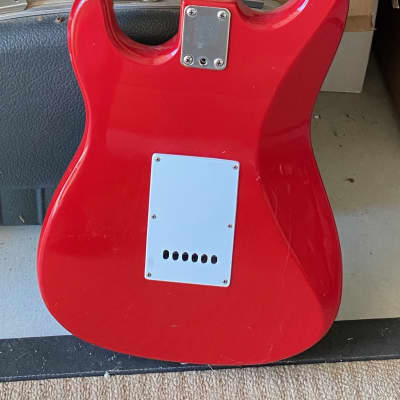 1980's Magnum MX Red Stratocaster Style image 2