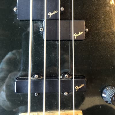Fender Contemporary Precision Bass Lyte MIJ 1989 - 1995 - Montego Black image 3