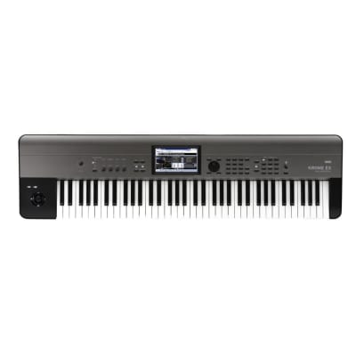 KORG KROME EX Semi-Weighted 73-Key Synthesizer Workstation with 3-Band EQ and 728 Multisamples