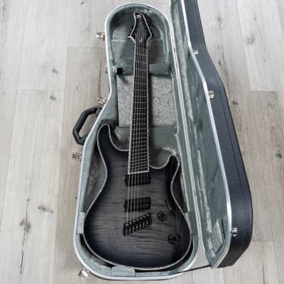 Mayones Regius VF BKP 7 Multi-Scale 7-String Guitar, 3A Flame 