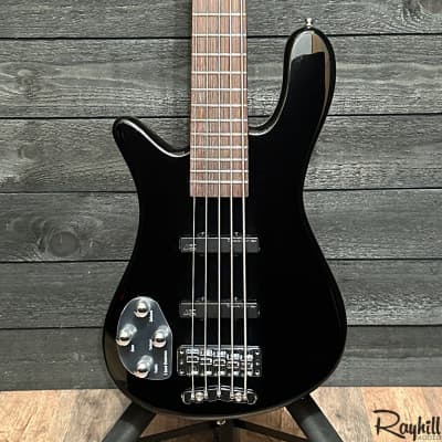 Warwick Rockbass Streamer LX Left Handed 5-String Black Electric Bass Guitar image 1