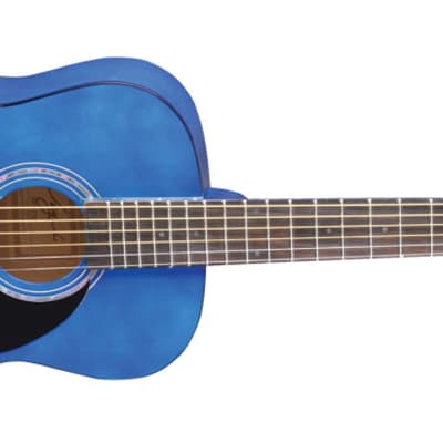 Jay Turser  JJ43-TBL JJ-43 Series Dreadnought Mahogany Neck 3/4 Size 6-String Acoustic Guitar image 2