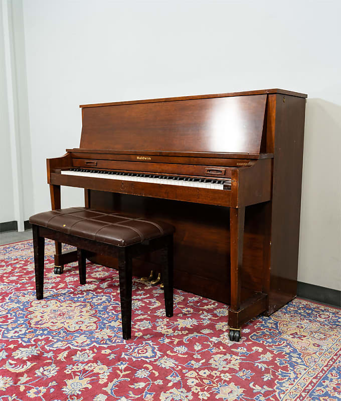 Baldwin 243HPM Upright Piano | Mahogany | SN: 469595 image 1