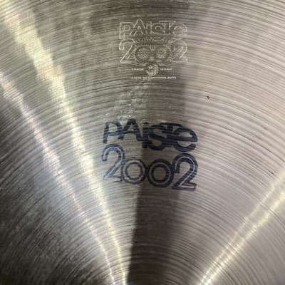 David Garibaldi's Tower of Power, Paiste 18" 2002 Series, Black Letter Crash Cymbal, 1750g 1978 image 4
