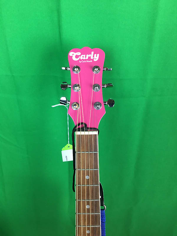 Carlo Robelli Carly Mini Acoustic Guitar Pink