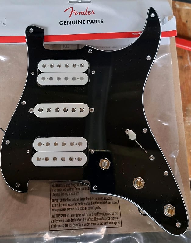 Fender Pre Wired Pickguard Hsh Reverb 7653