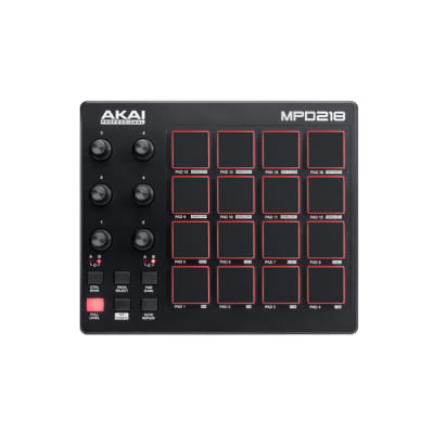 Akai Professional MPD218 MIDI/USB Pad Controller & Software