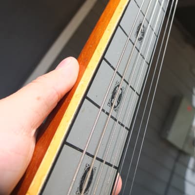 Sho Bro 7 String Resonator Shot Jackson Model Square Neck Guitar 60s - Natural image 8