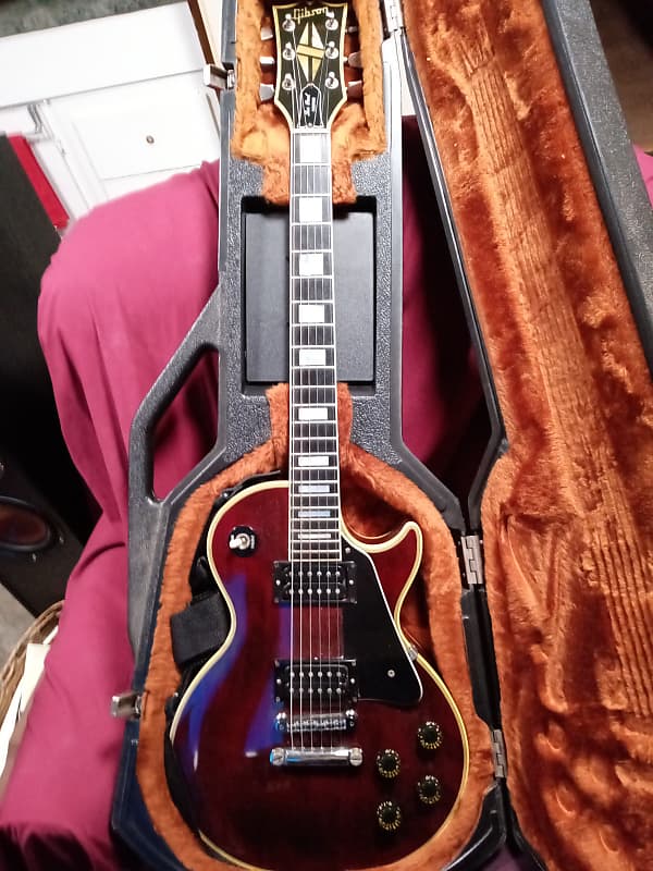 Gibson Les Paul Custom 1982 - Wine Red image 1
