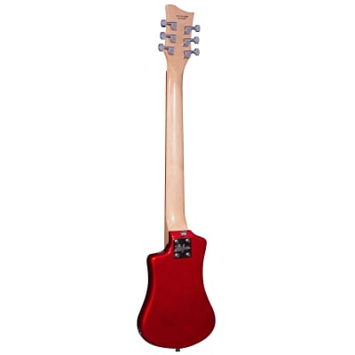 Hofner HCT Shorty Electric Guitar Deluxe - Red image 2