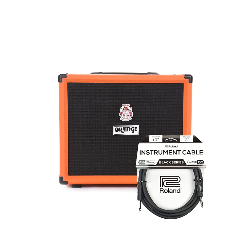 Orange OBC112 400w 1x12 Bass Speaker Cabinet and (1) Cable Bundle image 1