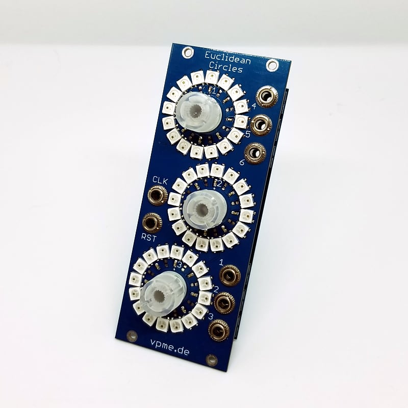 VPME Euclidean Circles V1 Eurorack Sequencer Module [Pro Reverb