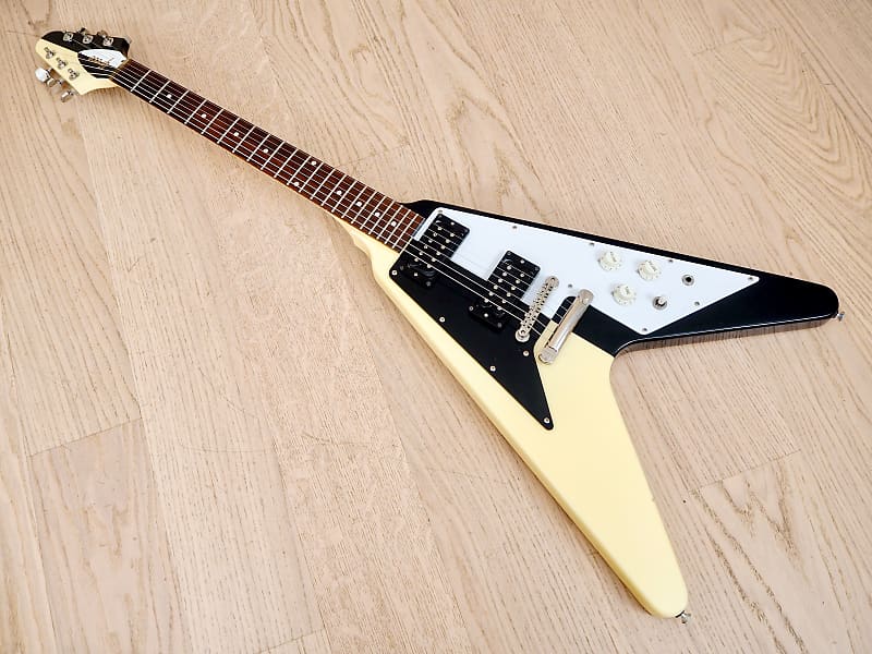 1984 Greco MSV-650 Michael Schenker Flying V Model Electric Guitar Japan  Fujigen