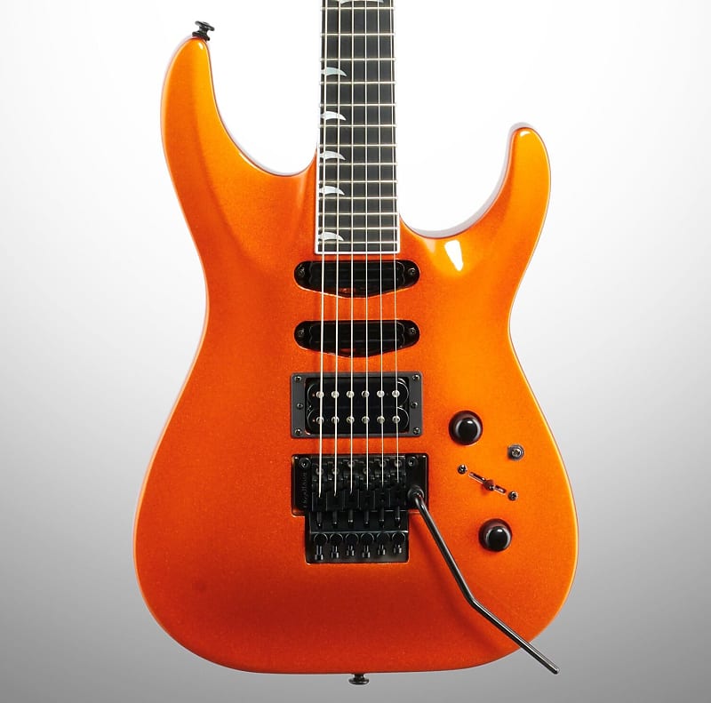 Kramer SM-1 Electric Guitar, with Black Floyd Rose, Orange Crush image 1