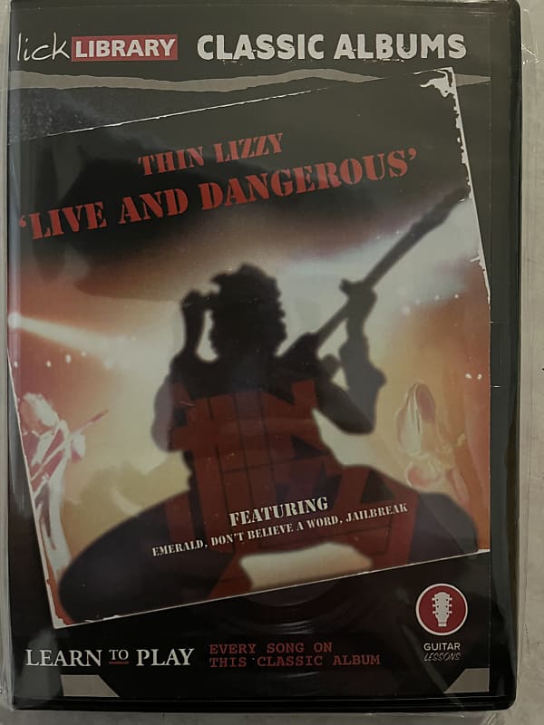 Lick Library Classic Albums Thin Lizzy - Live and Dangerous 2 DVD set